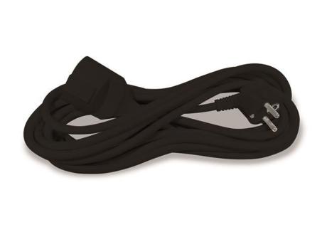Προέκταση Γερμανικών Προδιαγραφών 5m 3X1.5mm Μαύρη