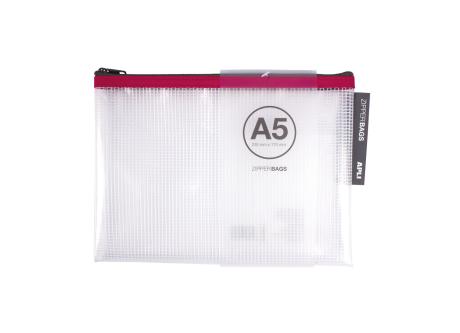 APLI ZIPPER BAG Φερμουαρ A5 235mmX175mm συσκ 20τεμ, Yellow, Red, Green, Blue, Black