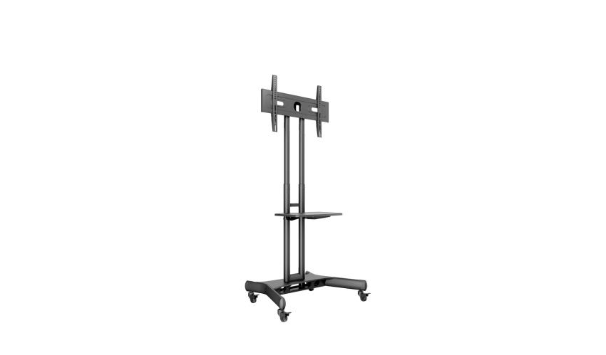 Multibrackets M Public Floorstand Basic 150 - Stand for video conferencing system - screen size: 32" - 60" - max load: 50kg - UL - VESA: 100x100-600x400 mm - black (2)