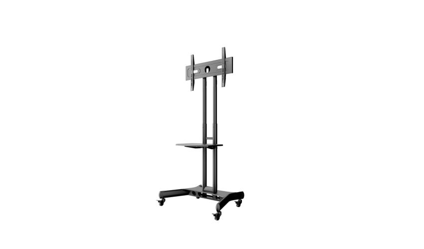 Multibrackets M Public Floorstand Basic 150 - Stand for video conferencing system - screen size: 32" - 60" - max load: 50kg - UL - VESA: 100x100-600x400 mm - black (2)