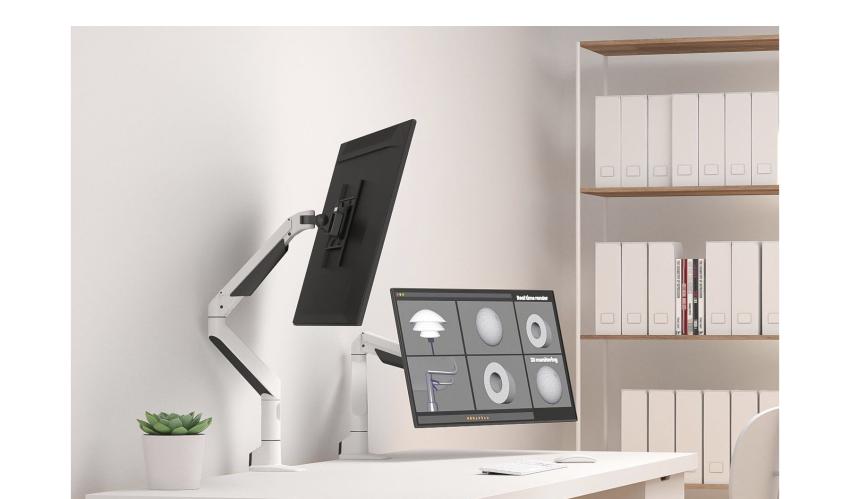 Multibrackets M Public Floorstand Basic 150 - Stand for video conferencing system - screen size: 32" - 60" - max load: 50kg - UL - VESA: 100x100-600x400 mm - black (2)