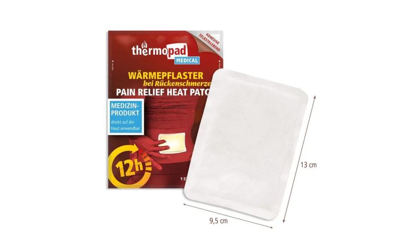 Pain relief heat patch medical