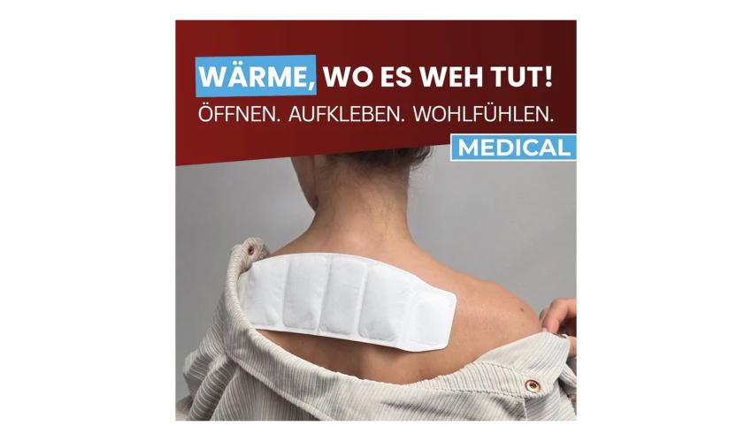 Neck pain heat patch medical