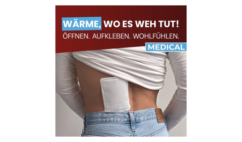 Pain relief heat patch medical