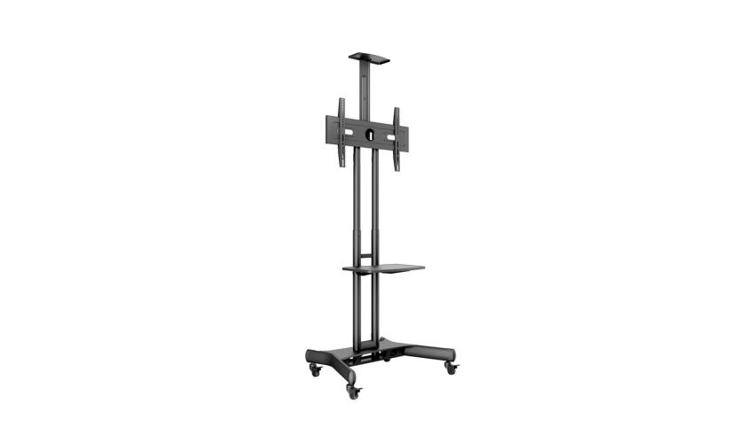 Multibrackets M Public Floorstand Basic 150 - Stand for video conferencing system - screen size: 32" - 60" - max load: 50kg - UL - VESA: 100x100-600x400 mm - black (2)