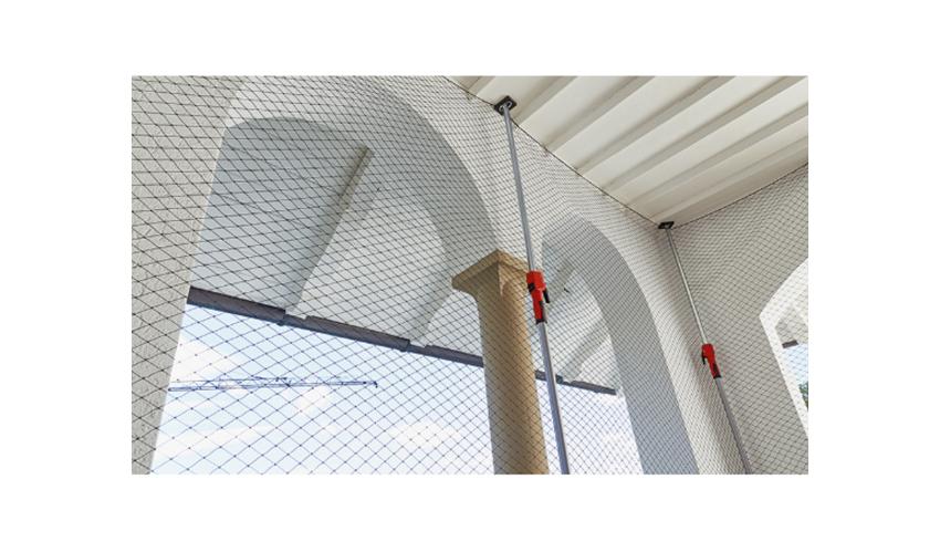 Telescopic drywall support STE-300 with pump grip