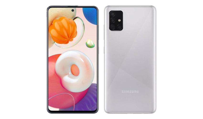 (2020) Samsung Galaxy A51 6.5" 128GB Dual Haze Silver (1)