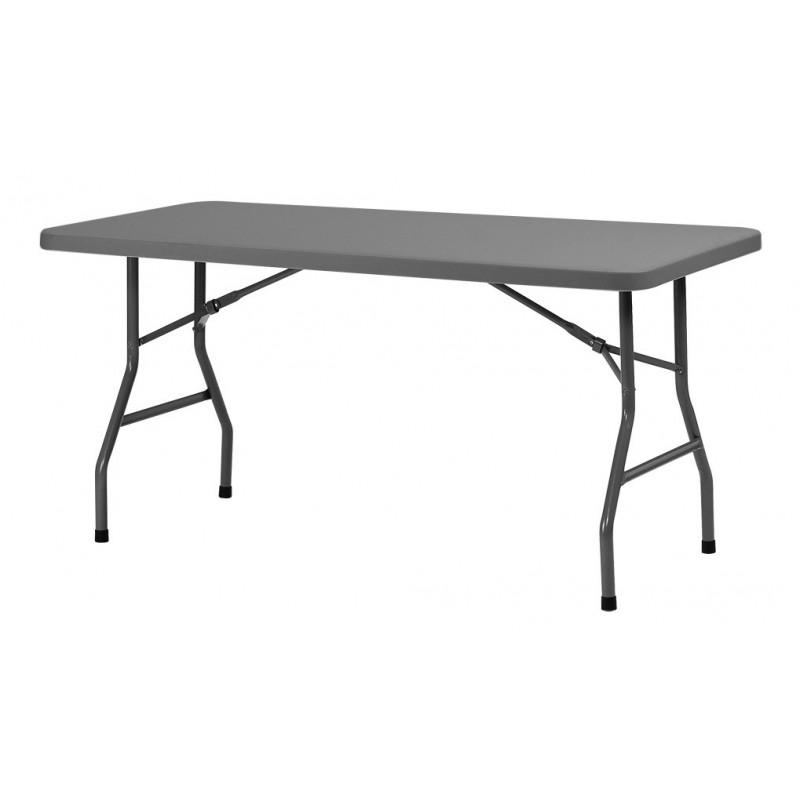 Τραπέζι Μονοκόμματο 150x75 Γκρι Σκούρο ZOWN XL150 (2)