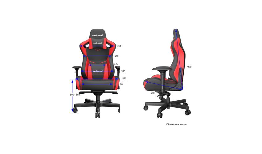 ANDA SEAT Gaming Chair AD12XL KAISER-II Black-Red