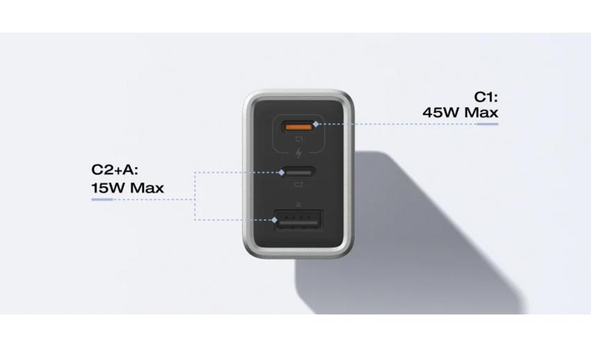 65W EcoFlow RAPID GaN Charger with 100W Cable