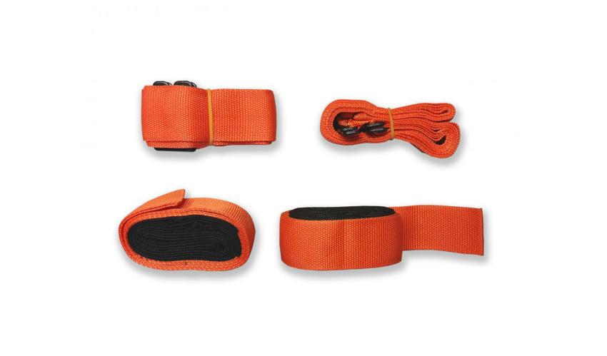 Moving straps lifting aid includes harness and straps