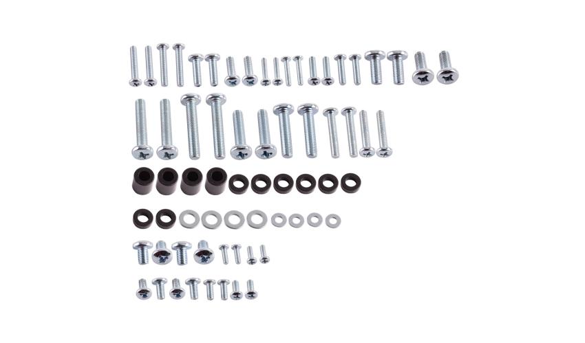 POWERTECH κιτ βιδών PT-1446 για εγκατάσταση βάσης τηλεόρασης, 68τμχ