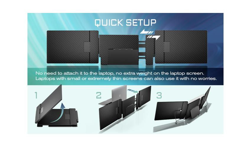 (2024) Teamgee 14 Inch Laptop Monitor Extension