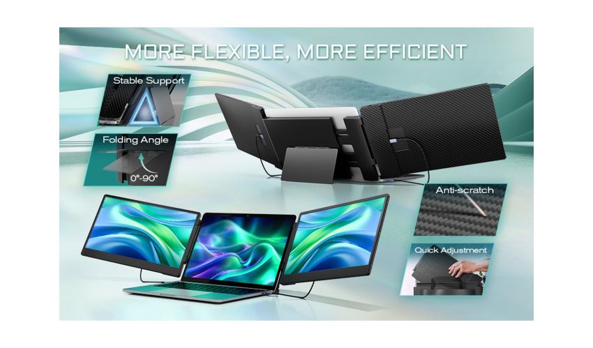 (2024) Teamgee 14 Inch Laptop Monitor Extension