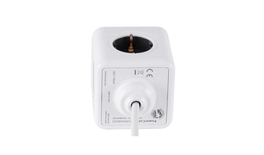 GloboStar® TRAVEL PowerCube PRO Certified 79644 Πολύπριζο 5 Θέσεων με 1.5m Kαλώδιο