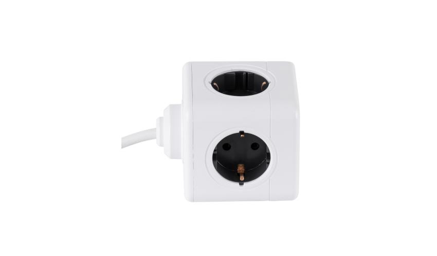 GloboStar® TRAVEL PowerCube PRO Certified 79644 Πολύπριζο 5 Θέσεων με 1.5m Kαλώδιο