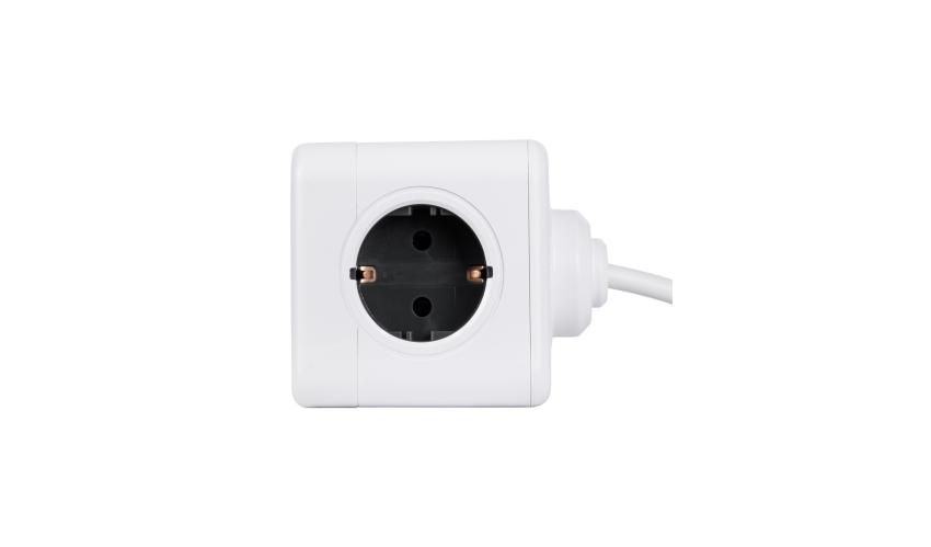 GloboStar® TRAVEL PowerCube PRO Certified 79644 Πολύπριζο 5 Θέσεων με 1.5m Kαλώδιο