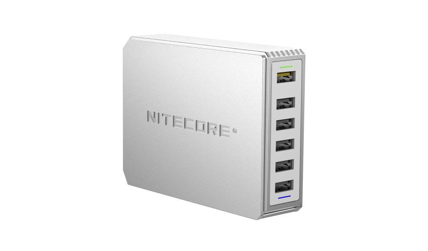 ΤΡΟΦΟΔΟΤΙΚΟ USB, NITECORE UA66Q desktop adaptor, 5V/10A, 68w Max, High speed charging