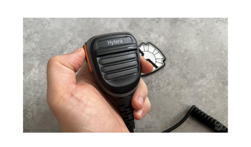 Hytera Waterproof Remote Speaker Microphone (IP67) with emergency button SM26N1-P