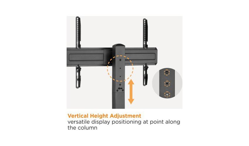 BRATECK βάση γραφείου LDT03-23L, για οθόνη 37"-70", 40kg