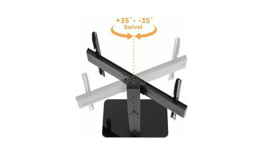 BRATECK βάση γραφείου LDT03-23L, για οθόνη 37"-70", 40kg