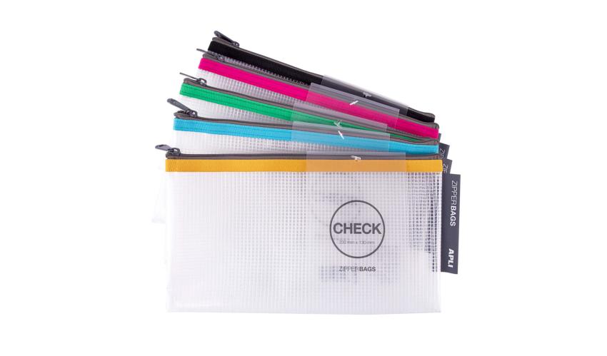 Θήκη με Φερμουάρ 230mmX130mm Yellow, Red, Green, Blue, Black