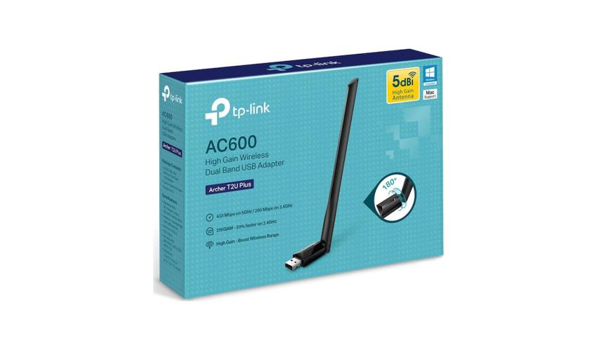 Archer T3U Plus New AC1300 High Gain Wireless Dual Band USB Adapter