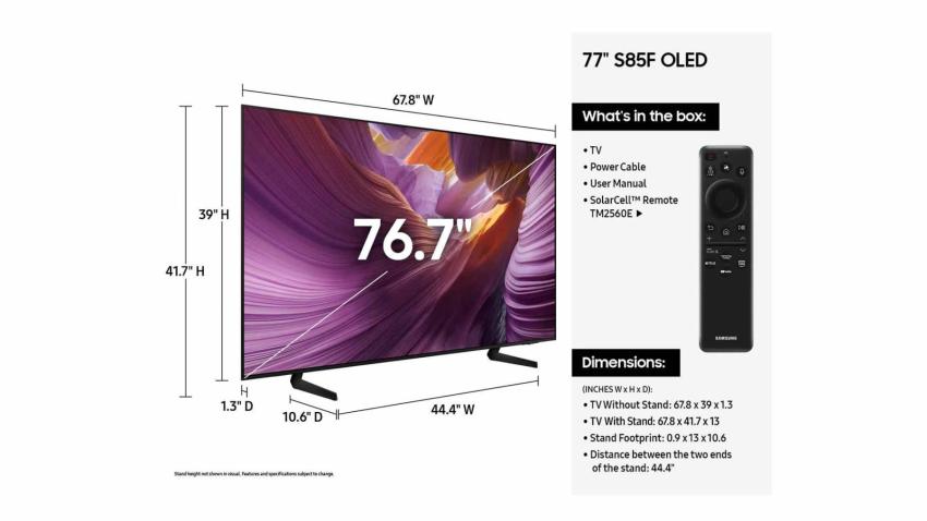(2025) 77'' Samsung 4K OLED TV 77S85F AI (1)