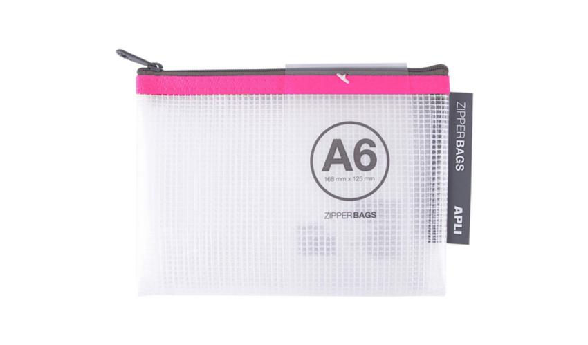 PLI ZIPPER BAG Φερμουαρ A6 168mm X 125mm συσκ 20τεμ Yellow, Red, Green, Blue, Black