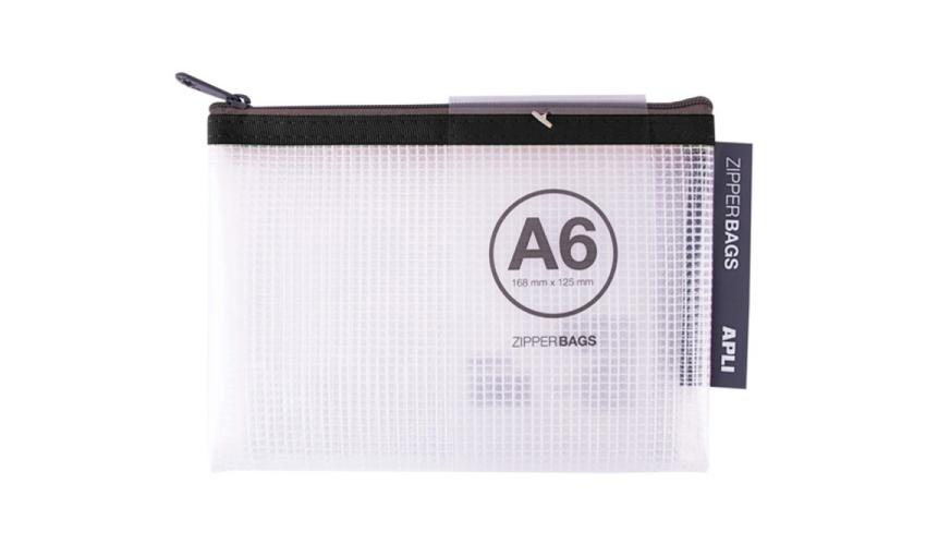 PLI ZIPPER BAG Φερμουαρ A6 168mm X 125mm συσκ 20τεμ Yellow, Red, Green, Blue, Black