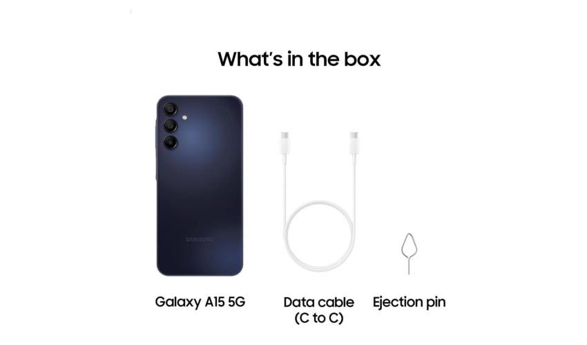 (2023) Samsung Galaxy A15 5G 6.5" 128GB 4GB RAM Blue Black