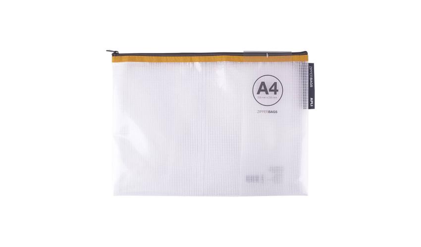 APLI ZIPPER BAG Φερμουαρ A4 355mmX255mm συσκ 20τεμ Yellow, Red, Green, Blue, Black